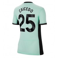 Chelsea Moises Caicedo #25 Tredjedrakt Dame 2023-24 Kortermet